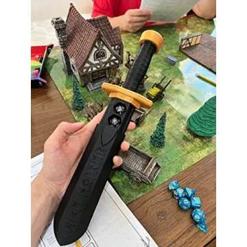 MunnyGrubbers - Custom Sword Dagger Dice Holder with Random D20 Set Included