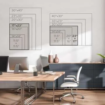 U Brands Magnetic Dry Erase Calendar Board, 20"x16", Silver Aluminum Frame, Includes Magnet and Marker