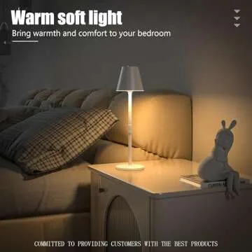 Timjorman LED Cordless Table Lamp - 2 Pack for Stylish Lighting