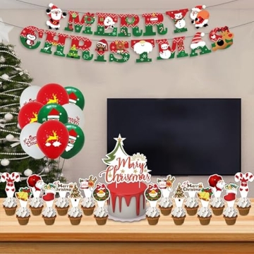 Merry Christmas Decorations Set for Joyous Celebrations