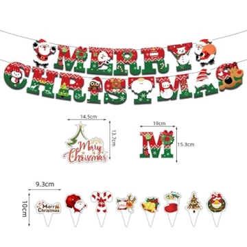 Merry Christmas Decorations Set for Joyous Celebrations