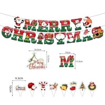 Merry Christmas Decorations Set for Joyous Celebrations