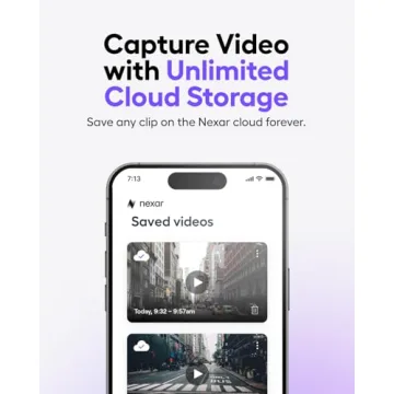 Nexar Pro Dual Dash Cam with Free App & Cloud Storage