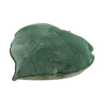 Cyprinus Carpio 3D Leaf Shape Household Pillow Cushion Sofa Lumbar Pillow Household Throw Pillow Decoration 20 * 20 Inch (Green)