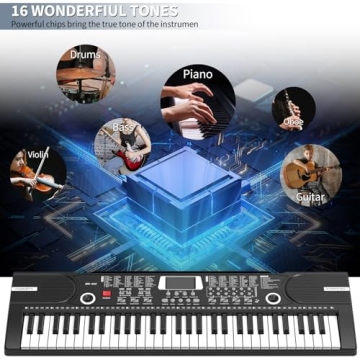 61 Keys Portable Digital Piano for Beginners