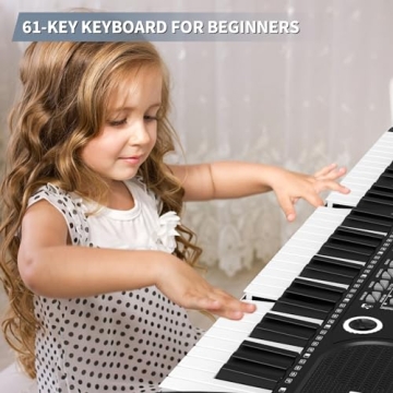 61 Keys Portable Digital Piano for Beginners