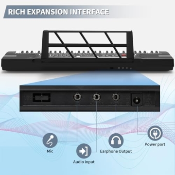 61 Keys Portable Digital Piano for Beginners