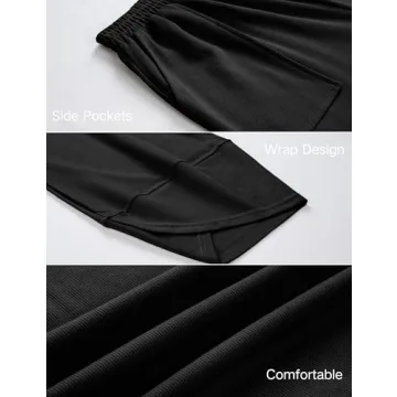 Xiaoxuemeng Women's Baggy Wide Leg Palazzo Pants