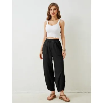 Xiaoxuemeng Women's Baggy Wide Leg Palazzo Pants