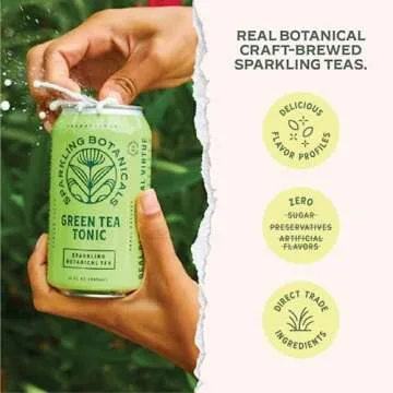 Rishi Tea Sparkling Green Tea - Organic & Unsweetened
