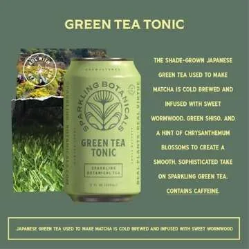 Rishi Tea Sparkling Green Tea - Organic & Unsweetened