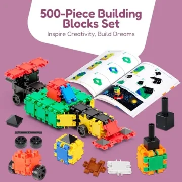 BEBLOX Building Blocks | 500-Piece Creative Toy Set