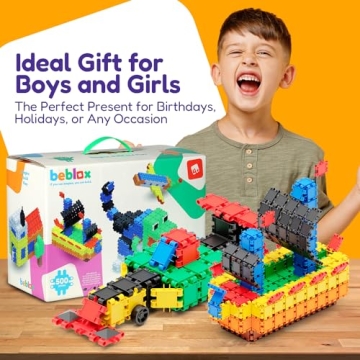 BEBLOX Building Blocks | 500-Piece Creative Toy Set
