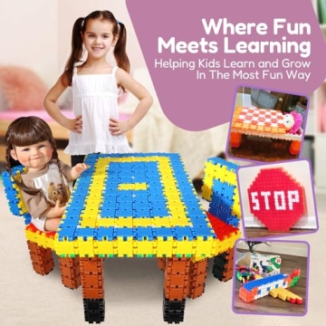 BEBLOX Building Blocks | 500-Piece Creative Toy Set