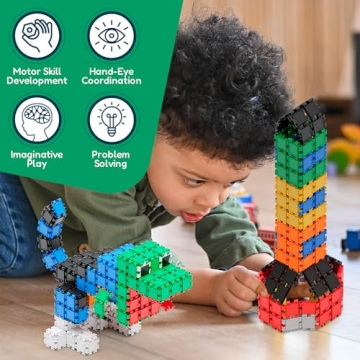 BEBLOX Building Blocks | 500-Piece Creative Toy Set