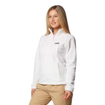 Columbia Women's Benton Springs Full Zip, Sea Salt, X-Large