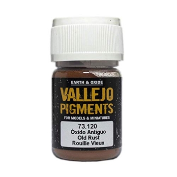 Vallejo Earth and Oxide Pigments in Old Rust 30ml