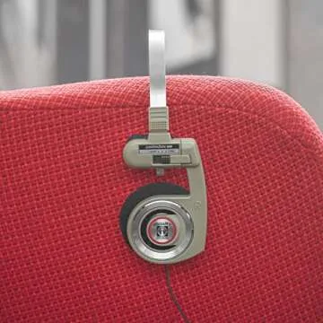 Koss Porta Pro Limited Edition On-Ear Headphones, in-Line Microphone, Volume Control and Touch Remote Control, Retro Style, Includes Hard Carry Case, Wired with 3.5mm Plug, Rhythm Beige