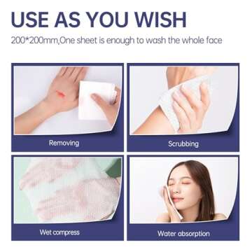 Ultra Soft & Eco-Friendly Disposable Face Clean Towels