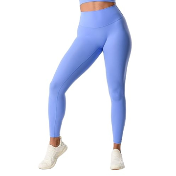 Kamo Fitness Featherlite Enhance 27" Hidden Scrunch No Front Seam Workout Leggings for Women, Butt L...