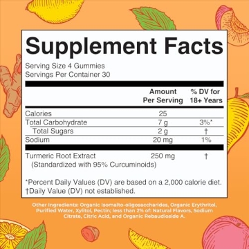 MaryRuth's Vegan Turmeric Gummies for Joint Support and Wellness