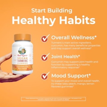 MaryRuth's Vegan Turmeric Gummies for Joint Support and Wellness