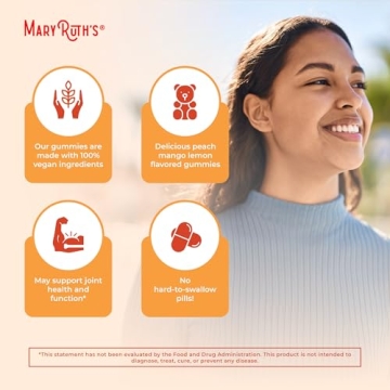 MaryRuth's Vegan Turmeric Gummies for Joint Support and Wellness