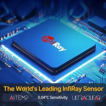 InfiRay P2 Pro Thermal Camera for Android, 9g Smallest Thermal Imager with Magnetic Macro Lens for Cell Phone, 256 x 192 IR Resolution, 1112℉ High Temp Testing, Works for Smartphones and Tablets