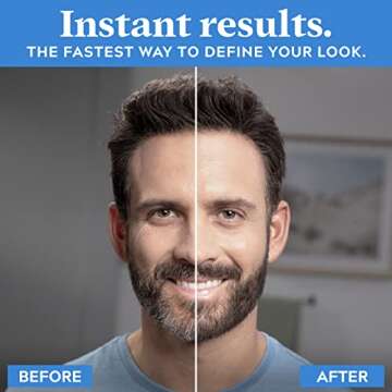 Just for Men 1-Day Beard & Brow Color, Temporary Color for Beard and Eyebrows, For a Fuller, Well-De...