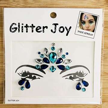 Festival Face Jewels Tattoo - Rhinestone Gem Stickers for Raves