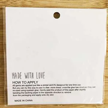 Festival Face Jewels Tattoo - Rhinestone Gem Stickers for Raves