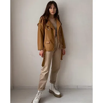 Stylish LY VAREY LIN Women Faux Leather Jacket for All Occasions