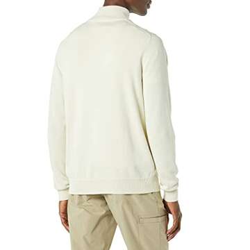 Amazon Essentials Men's 100% Cotton Quarter-Zip Sweater: Stylish Layering Essential
