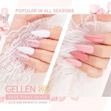 Gellen Premium Gel Nail Polish Set - 6 Stylish Colors