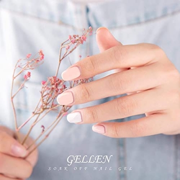 Gellen Premium Gel Nail Polish Set - 6 Stylish Colors