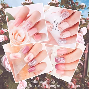 Gellen Premium Gel Nail Polish Set - 6 Stylish Colors