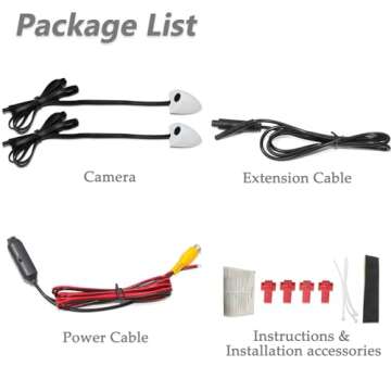 EWAY Car Side Blind Spot Cameras for Safer Driving