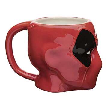 Marvel Deadpool 3D Sculpted Ceramic Coffee Mug (14 oz)