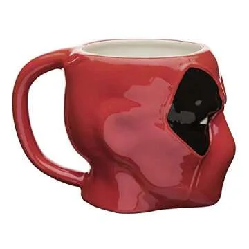 Marvel Deadpool 3D Sculpted Ceramic Coffee Mug (14 oz)