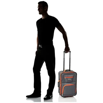 Rockland Expandable Softside Luggage Set, Charcoal
