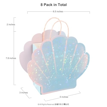 Enchanting Mermaid Gift Bags for Parties and Celebrations