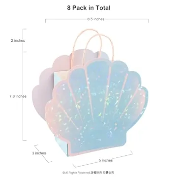 Enchanting Mermaid Gift Bags for Parties and Celebrations