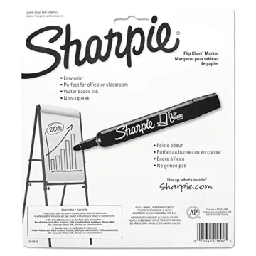 SHARPIE Flip Chart Markers in Assorted Colors - 8 Count