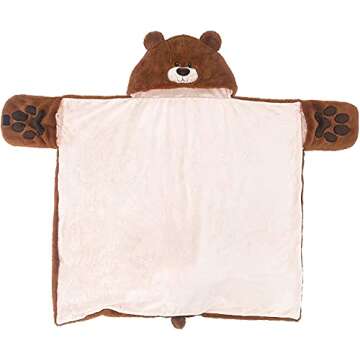 Animal Adventure | Wild for Style | 2-in-1 Transformable Character Cape & Plush Pal – Bear
