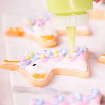 Fox Run Decorating Set, 3 Icing Bottles, Clear