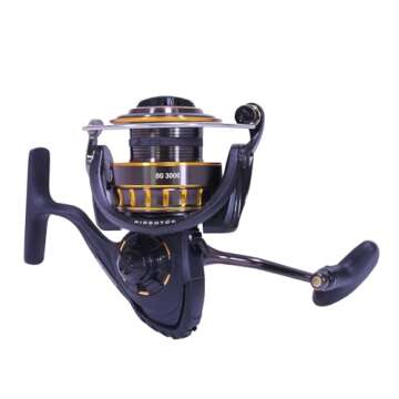 Daiwa BG Spinning Reel - Durable Black/Gold Design for Every Angler