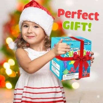 Suction Bath Toys for Kids - Fine Motor Window Toys, Silicone Ocean Animal Suction Cup Toys with Dinosaur Eggshell, Sensory Travel Toys for Toddlers, Great for Autism/ADD/ADHD.