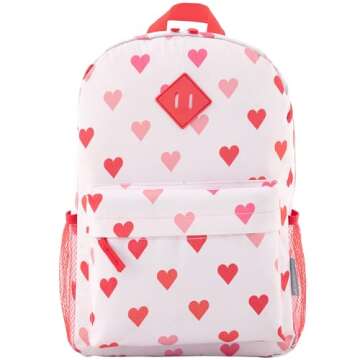 Travelers Club 5 Piece Kids' Luggage Set, Hearts