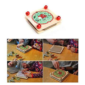 Happytime Kids Flower & Leaf Press - Nature Crafts Toy