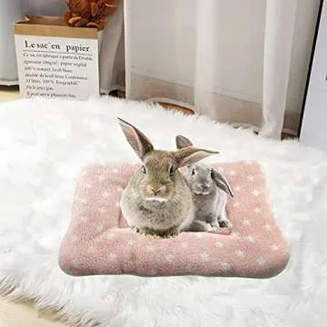 MANSHU Plush Bed Mats for Small Animals - 2Pcs